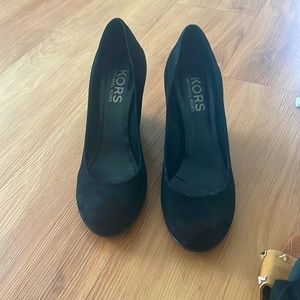 Michael kors wedge heals in good condition size 9